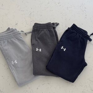 Bundle of 3 Under Armour Youth Joggers
